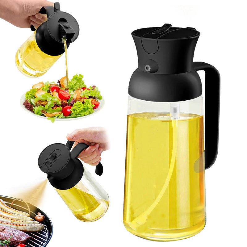 2-in-1 Glass Oil Sprayer and Dispenser