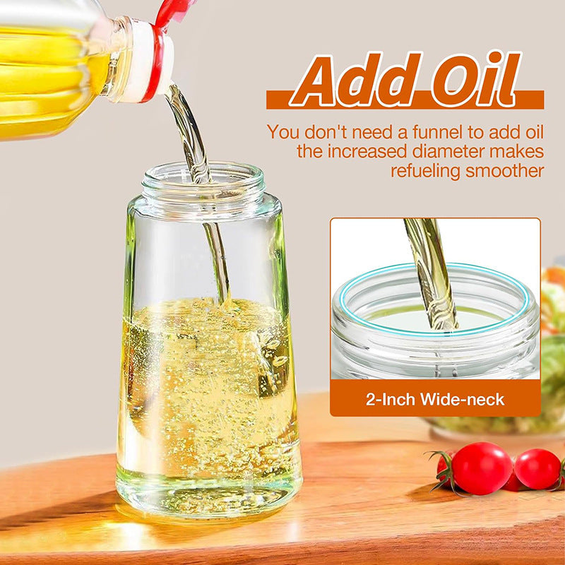 2-in-1 Glass Oil Sprayer and Dispenser