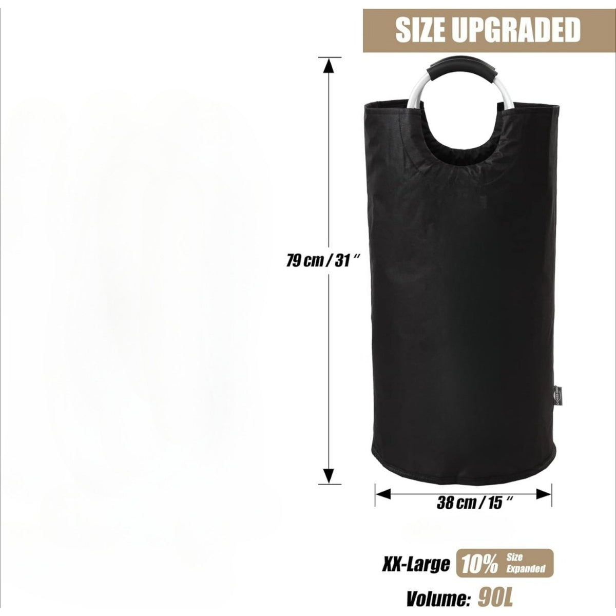 Space-Saving Foldable Laundry Organizer Bag