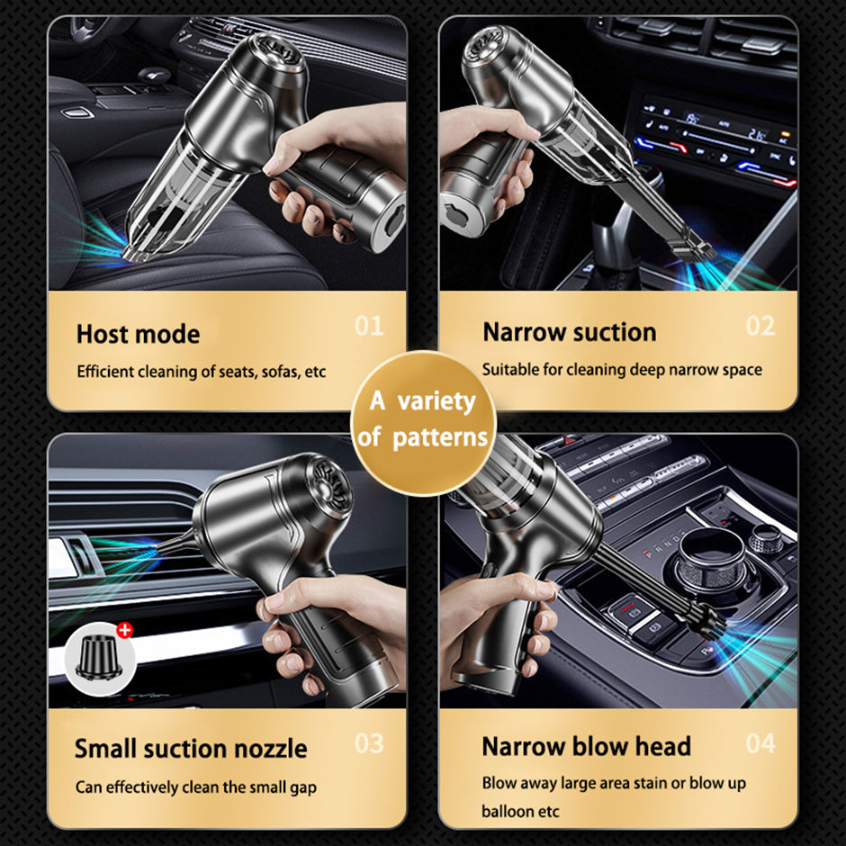 High-Power Portable Car Vacuum Cleaner