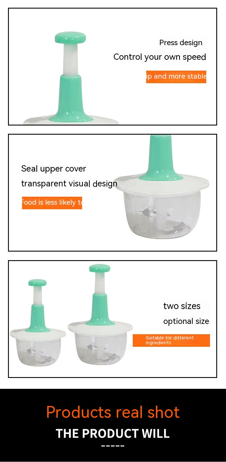 Pigeon 900ml 3-Blade Food Chopper